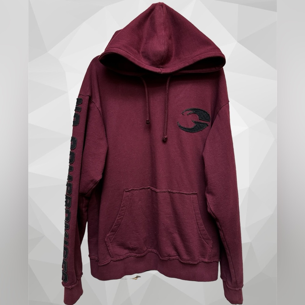 GASP Distressed Hoodie Size L
